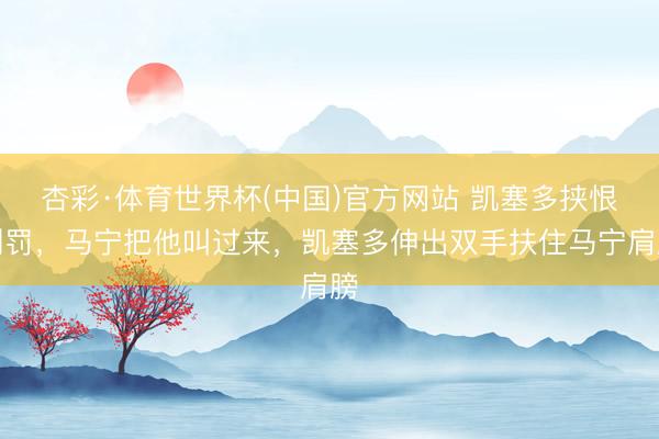 杏彩·体育世界杯(中国)官方网站 凯塞多挟恨判罚，马宁把他叫过来，<a href=